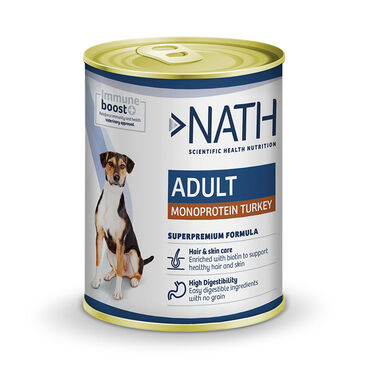 Nath Adult Monoprotein Pavo lata para perros